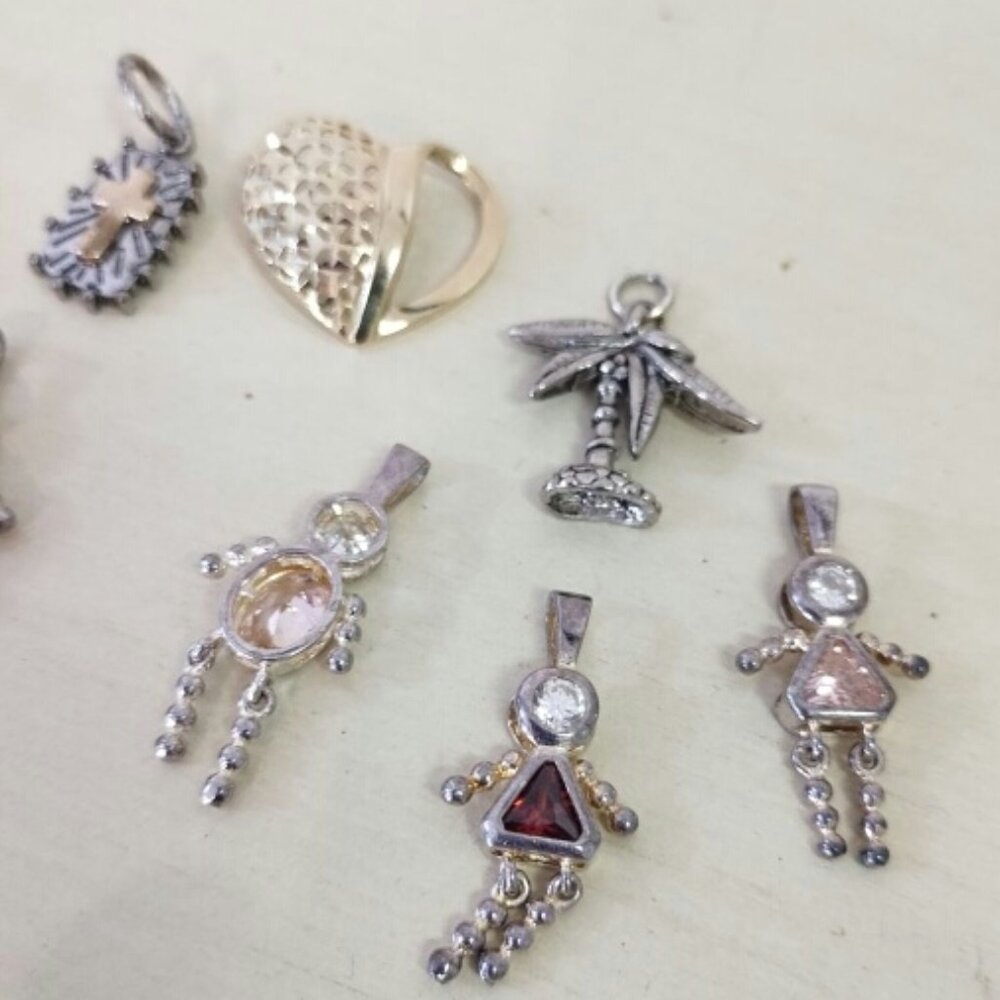 Assorted pendants/charms for necklace or bracelet - 9 total - Picture 3 of 3